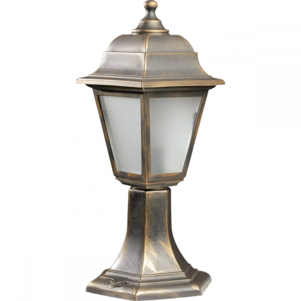 Світильник вуличний декоративний Expert Light Кантрі E27 IP44 антична латунь GAR-1127-TEП