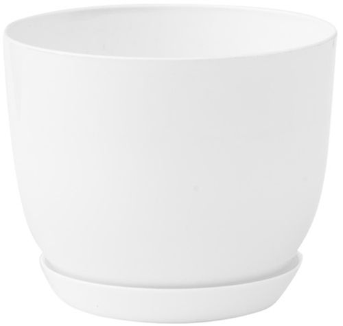 Горшок Оранжерея для цветов «Классик» круглый 1,9л белый 