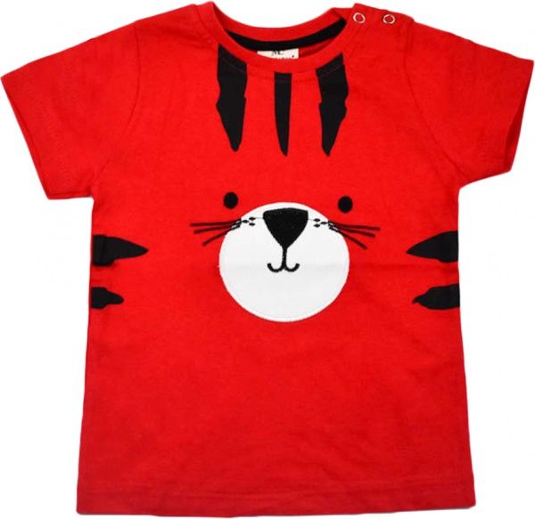 Футболка Macca Boy 9075 з котом р.86 червоний 