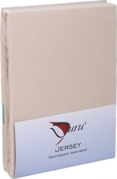 Простынь трикотажное 160x200 см кремовый Durutex 