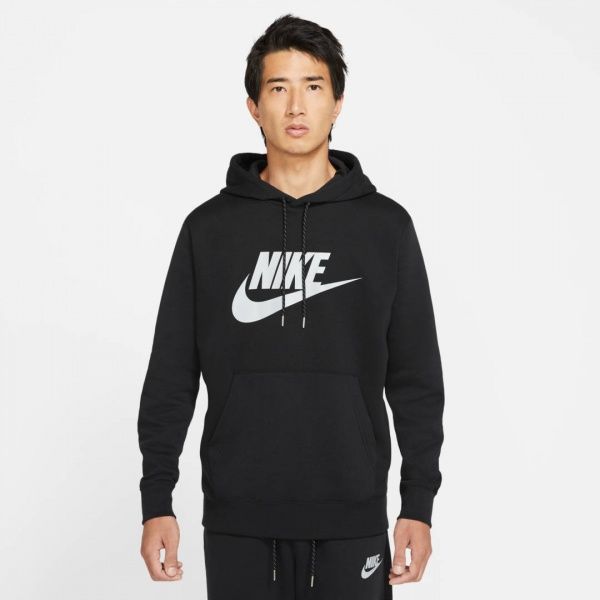 Джемпер Nike M NSW HOODIE PO BB Q5 CU4373-010 р. L чорний