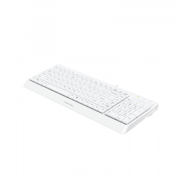 Клавиатура A4Tech FK15 (White) (FK15 (White)) Fstyler Wired Keyboard USB white 