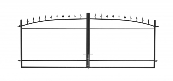 Каркас ворот Укритарм Практик 4000х1600 мм