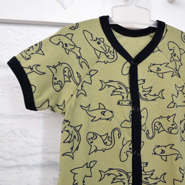 Пісочник для хлопчика Blanka Акули р.86 зелений 12635 