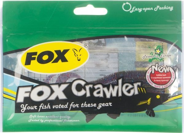 Твистер FOX Crawler 100 мм 6 шт. #090