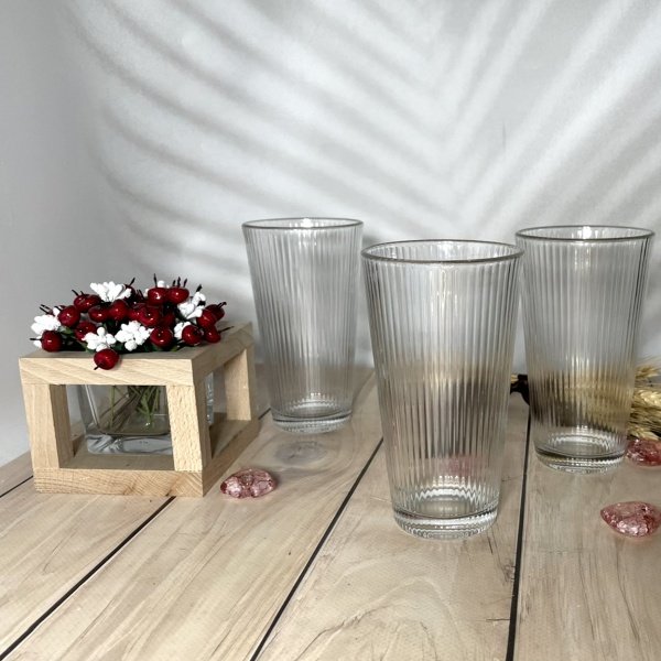 Набор стаканов Lines 370 мл 6 шт. Helios 