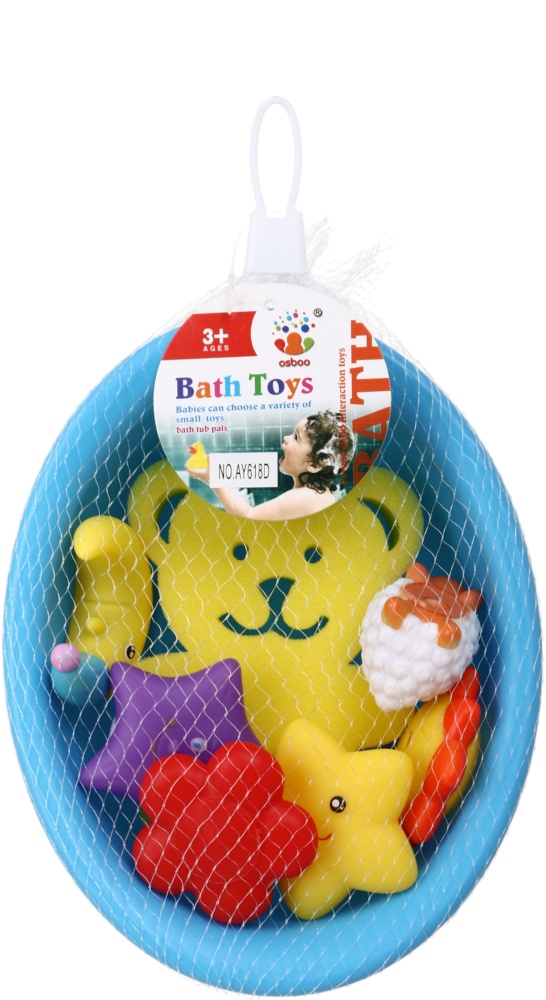 Набір іграшок для купання Osboo 8 шт. барвисті OTG0973081