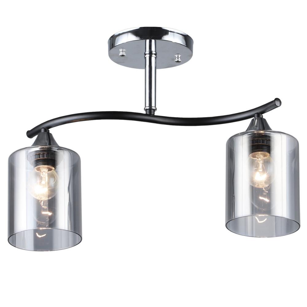 Люстра потолочная Victoria Lighting 2x60 Вт E27 хром Delia/PL2 chrome