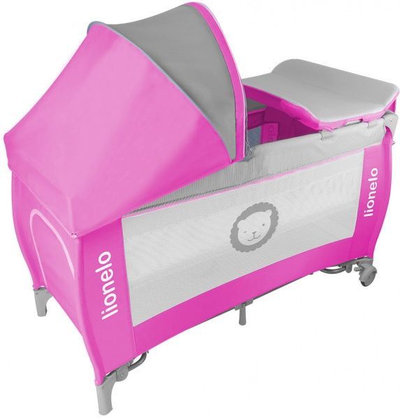 Манеж-ліжко Lionelo Sven Plus pink LO.SV02