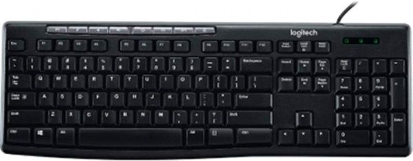 Клавиатура Logitech Media Keyboard K200 (920-008814) black