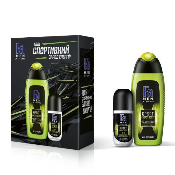 Косметичний набір для чоловіків Fa Sport Energy Boost