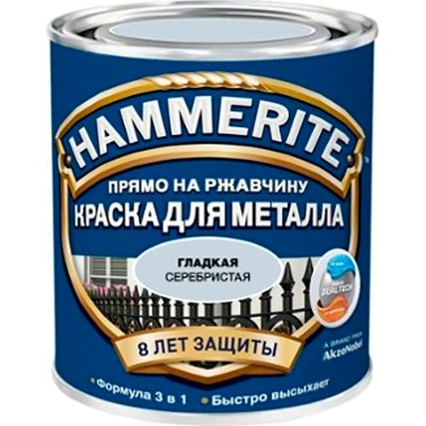 Емаль Hammerite сріблястий 0,75л