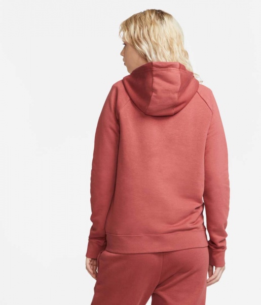 Джемпер Nike ESSNTL FLC PO HOODIE DX2316-691 р. XL бордовий