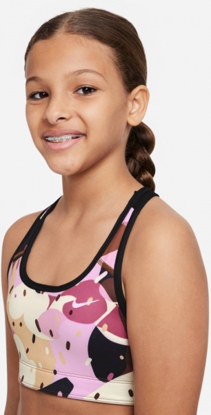 Бра Nike G NK SWOOSH REV BRA PER AOP DQ8904-204 р.M різнокольоровий