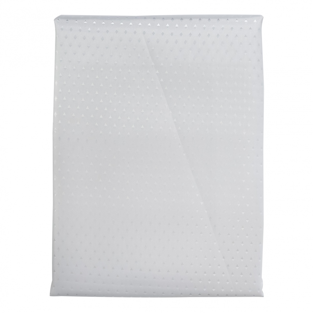 Шторка для ванны Eco Fabric Пика 180х180 см белый