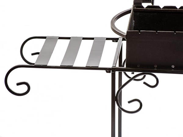 Аксессуар Metalzavod боковая полка-стол к мангалу на 9-12 шампуров с дровницей (PB12)