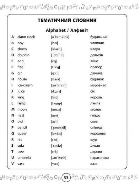 Книга «Тетрадь-словарик для записи английских слов 1-4 класс»