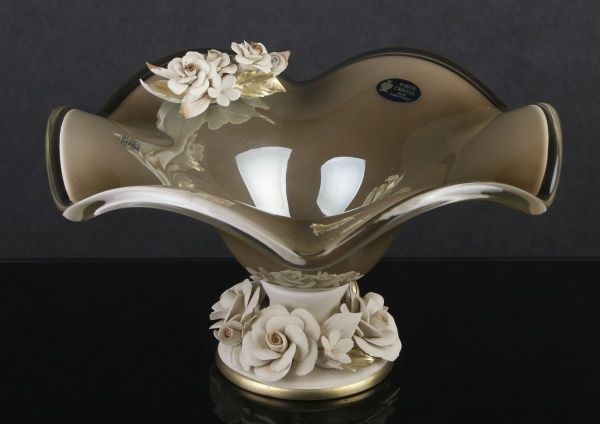 Фруктовница дымчатая Centro Quadrifoglio 38 см