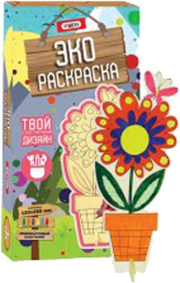 Набір Strateg Еко-розмальовка Квіточка 5003