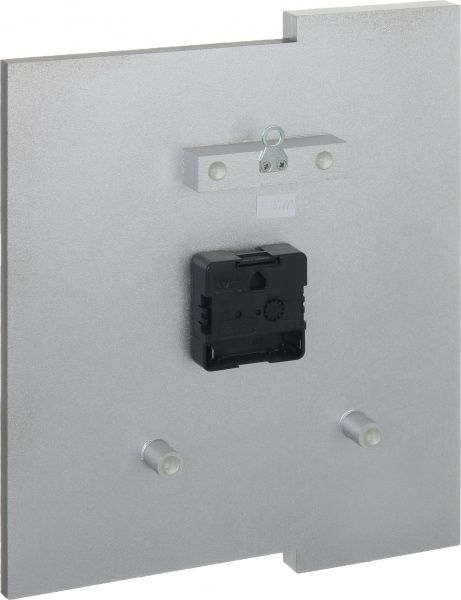 Часы настенные 29х25 см серебряные