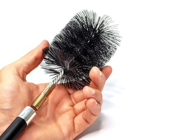 Щетка Savent металлическая для чистки теплообменника 80 мм 