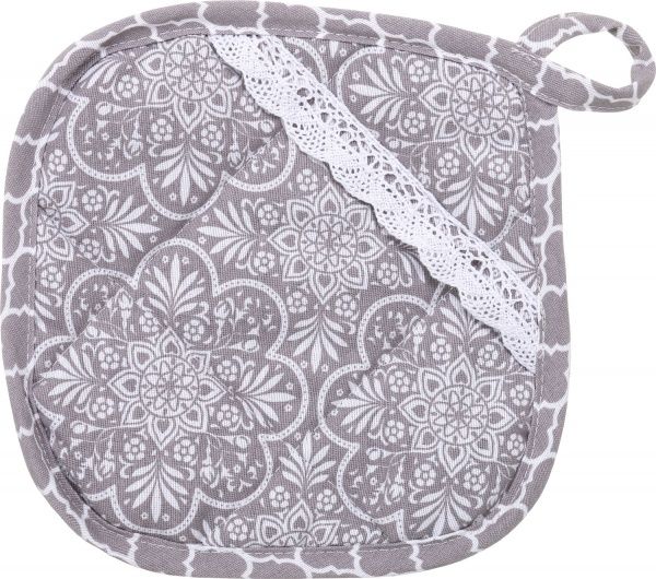 Прихватка Агата Мережево 20x20 см капучино La Nuit 