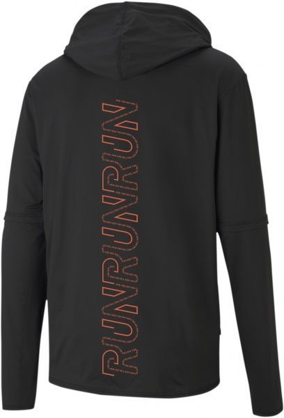 Джемпер Puma RUN HOODED MIDLAYER 52019901 р. S черный