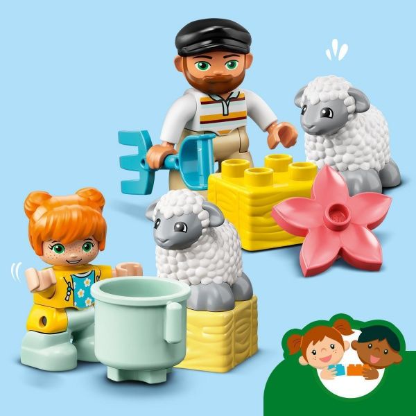 Конструктор LEGO DUPLO Сільськогосподарський трактор і догляд за тваринами 10950