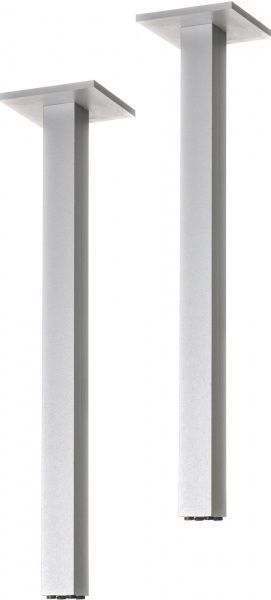 Меблева ніжка S-50 720 мм ДСП алюминий 