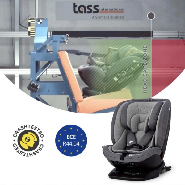 Автокресло Kinderkraft Xpedition Grey серый