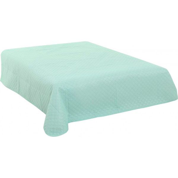 Покрывало Underprice светло-серый/зеленый 220x240 см