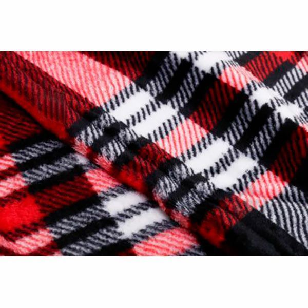 Плед La Nuit Flannel check red 150x200 см