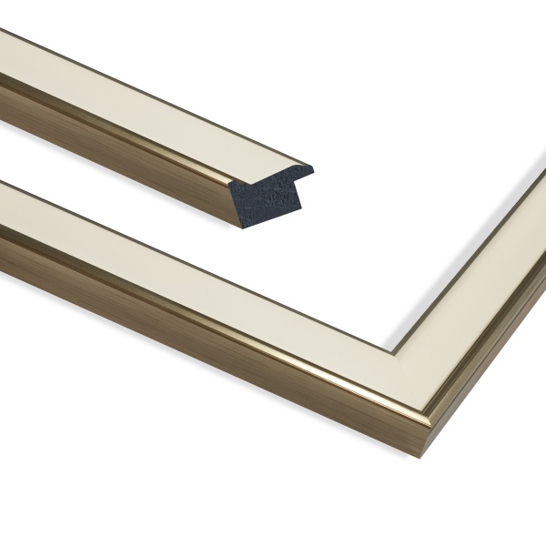 Рамка для фотографии со стеклом MARCO decor 2716 1 фото 30х40 см бежевый/золото 