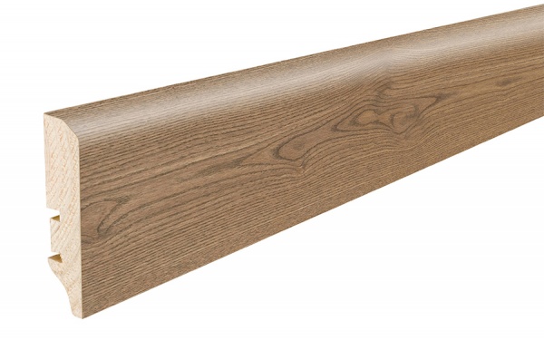 Плинтус шпон Barlinek ясень орех 16x60x2200 мм 