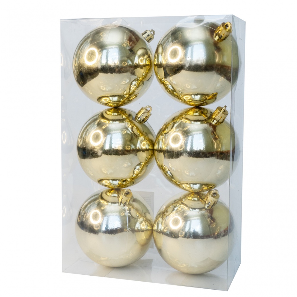 Набір ялинкових куль 892272 d 80 мм 6 шт./уп.
