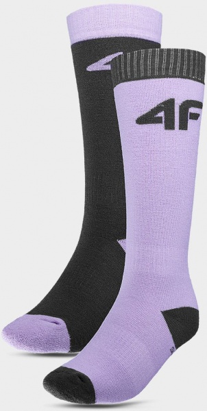 Носки 4F SOCKS FNK F116 (2PACK) 4FJWAW23UFSOF116-91S р.36-38 фиолетовый