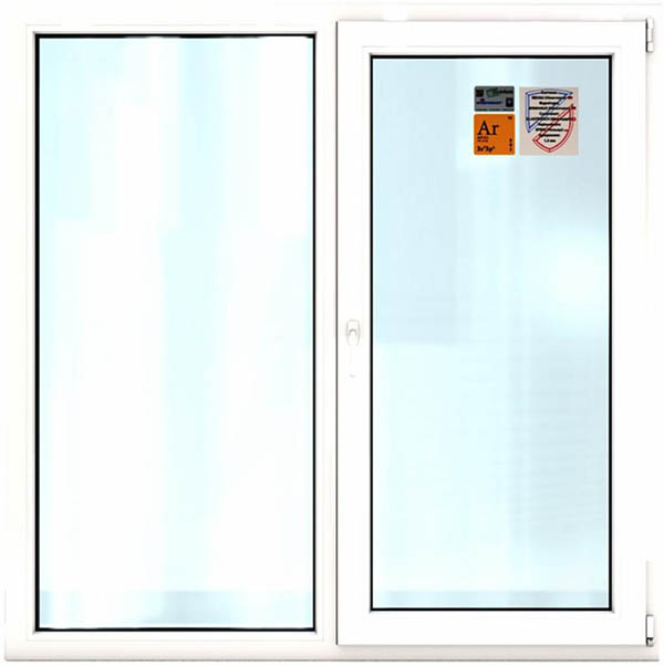 Окно поворотно-откидное REHAU ECOSOL-DESIGN 60 1400x1440 мм правое