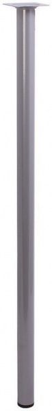 Мебельная ножка Larvij L61R70MS30 d30x700 мм срібляста 