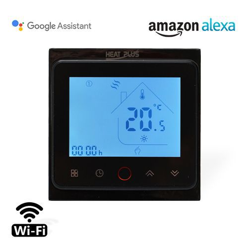 Терморегулятор Heat Plus BHT 002 Wi-Fi черный