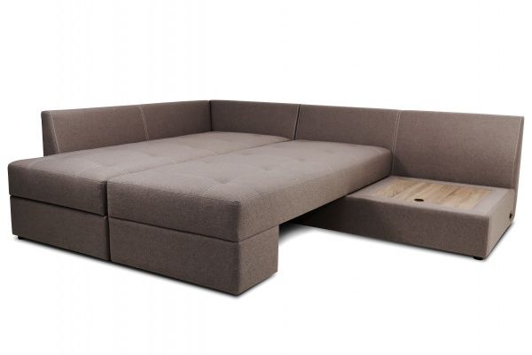 Диван кутовий VECTOR EP-BDT UD коричневий/бежевий лівий 3000x2170x740 мм