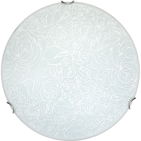 Світильник настінно-стельовий Декора НББ Розетта-2 2x60 Вт E27 білий 24310 W 