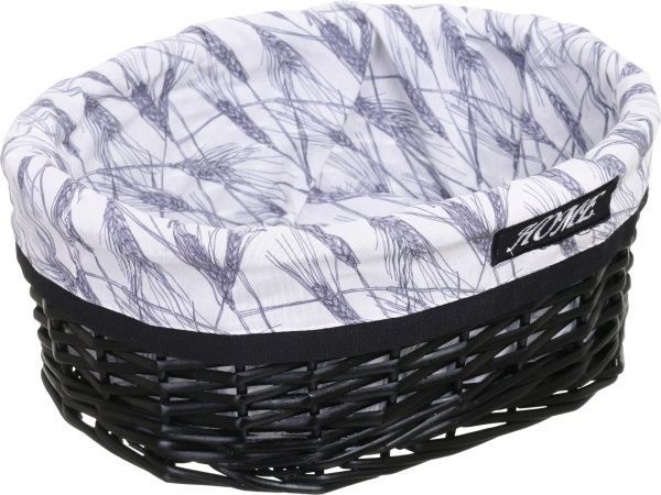 Кошик плетений Tony Bridge Basket з текстилем 40х30х18 см HQN20-3CD-3 