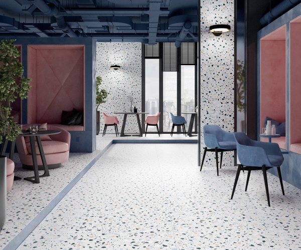 Плитка INTER GRES Frammenti сірий 6060 64 071 60х60 