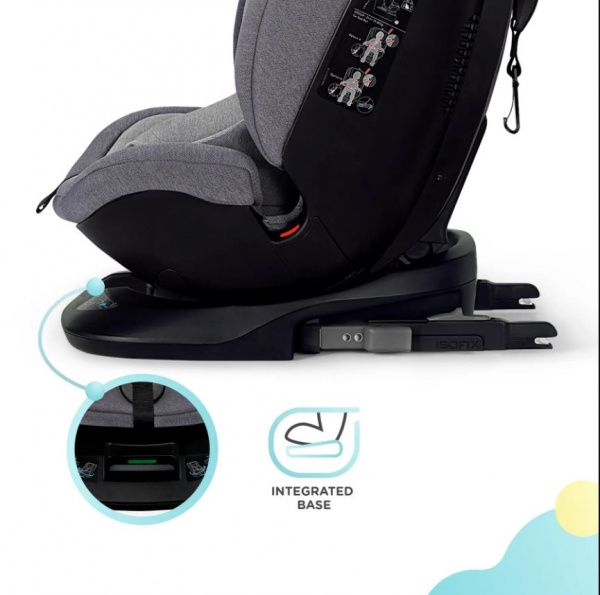 Автокресло Kinderkraft Xpedition Grey серый