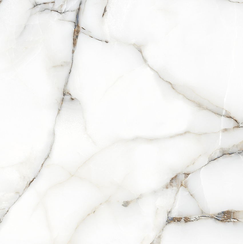 Плитка Cerossa Ceramica BOLD ONYX WHITE polished 60х60 см