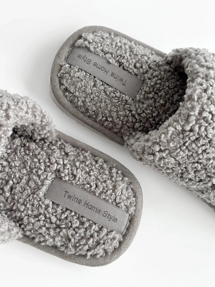 Тапочки детские Twins TEDDI р.32-33 серый 10413