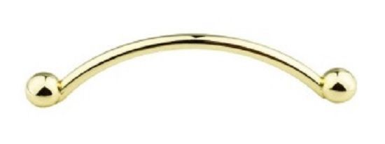 Мебельная ручка DN 11 G3 128 мм золотой DC