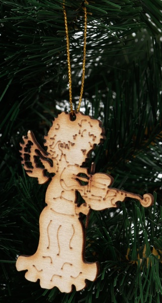 Елочная игрушка Ангел со скрипкой 4818