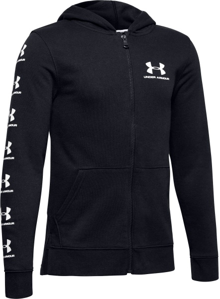 Джемпер Under Armour Rival Full Zip Hoody 1343277-001 р. XS чорний
