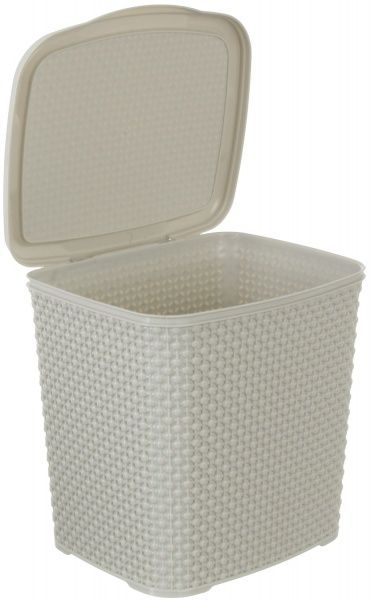 Кошик універсальний пластиковий N010 6.2 л кремовий 235x215x205 мм